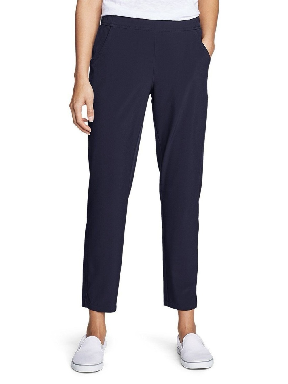 Eddie Bauer Women's Traveler Departure Ankle Pants Lightweight UPF 50. Size L